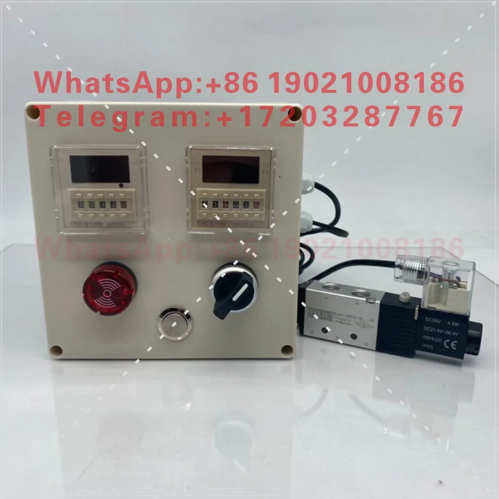 Cylinder reciprocating automatic cycle action with counting warning two-position five-way reversing valve pusher