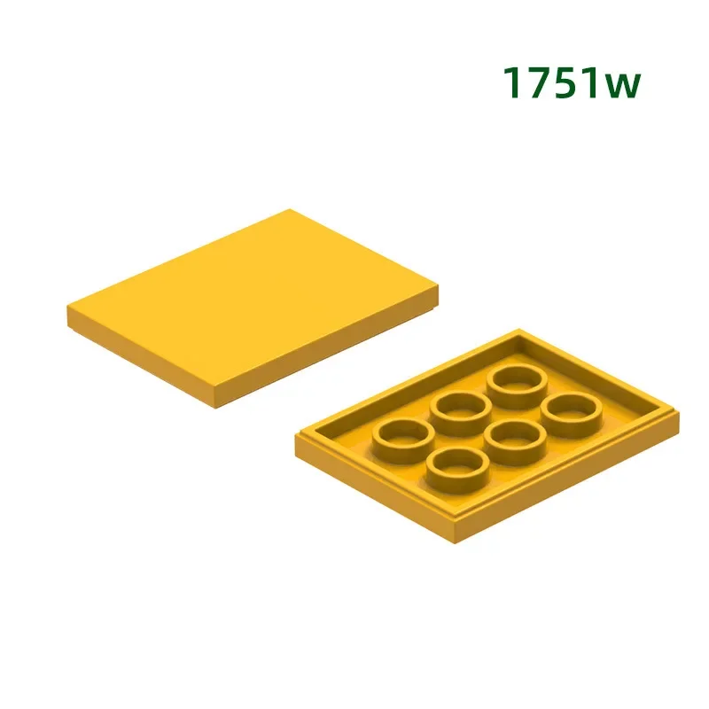 MOC 10 pièces pièces briques 1745W carrelage spécial 3x4 plaque blocs de construction ensemble maison château conseil particules bricolage jouets anniversaire enfants cadeaux