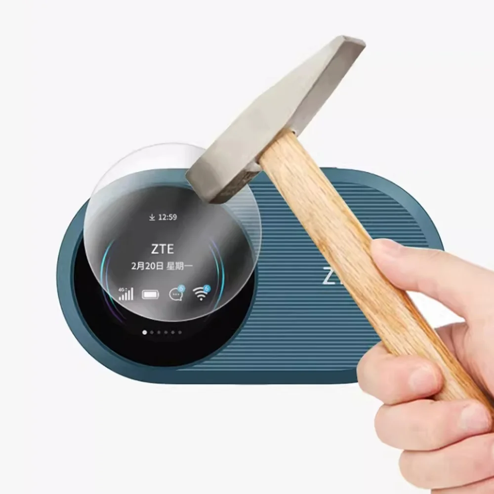 غطاء حماية ناعم مضاد للسقوط من مادة البولي يوريثان الحراري لهاتف ZTE U10S Pro 4G راوتر لاسلكي واقي للشاشة من الزجاج المقسى #5