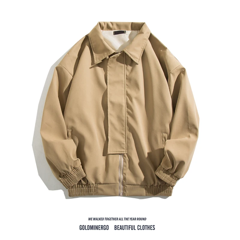 

Casual Loose Men's Pilot Jaet ort Sle Faion Brand Workwear Outerwear Advanced Sensation Cool Haome Baseball orm