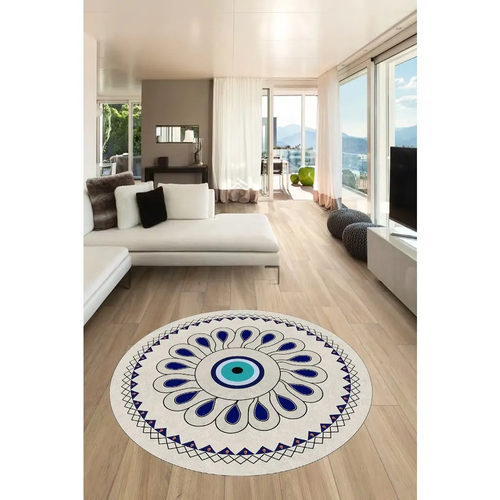 Nazar Evil Eye Bead Carpet rugs Mat Anti slip Living Room decor Balcony Bathroom rug Printed Kitchen  Doormat Hallway Bath Mat