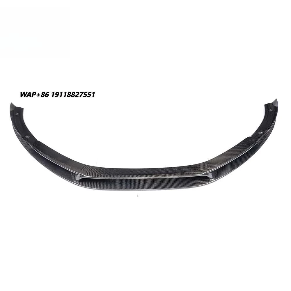 High QUALITY Carbon Fiber R8 Front Bumper Lfront Lips for R8 V8 V10 Gt Convertible 08-15 Car Bumpers
