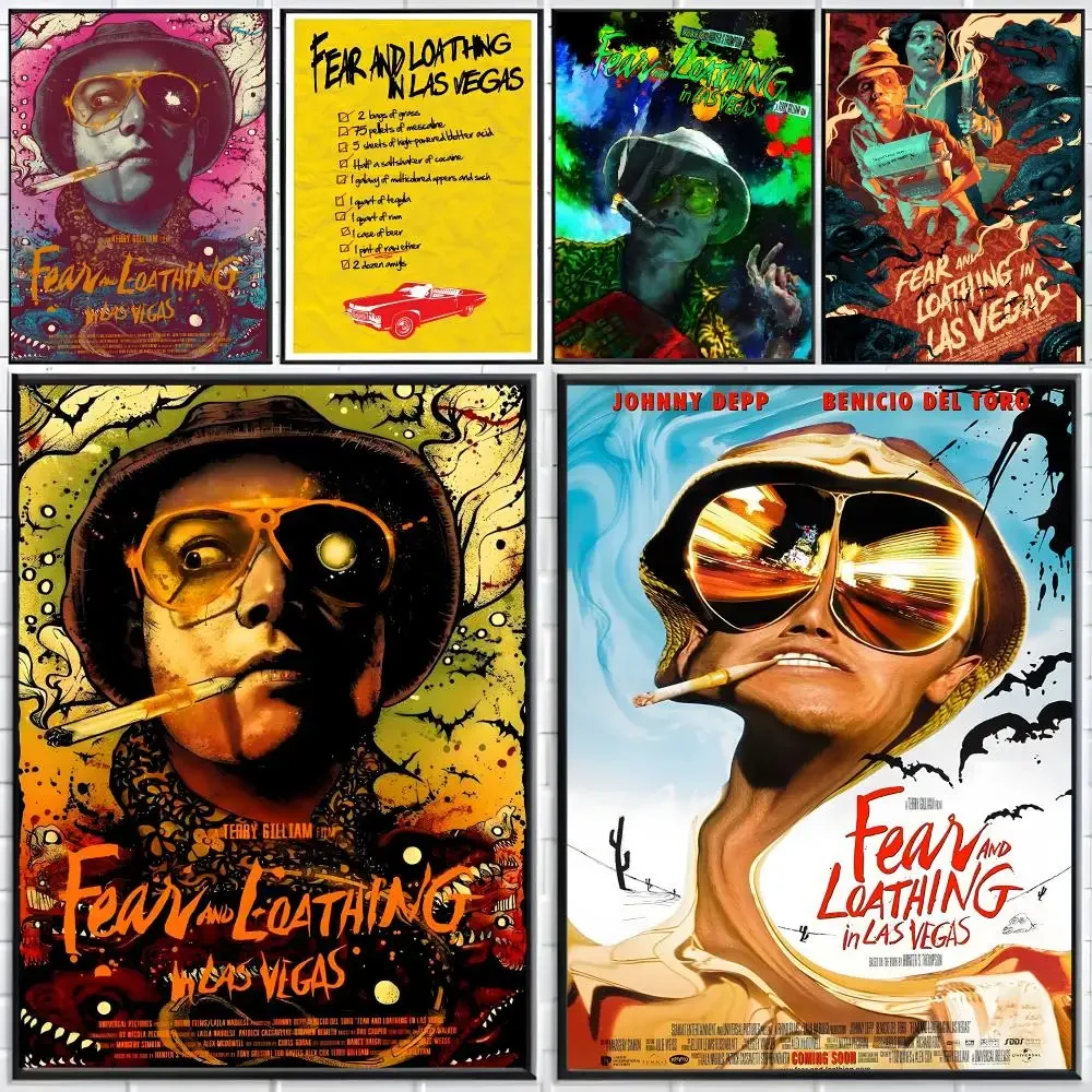 Movie Thriller Fear And Loathing In Las Vegas Poster Distinct Home Decor Concepts Chic Indoor Art Pieces