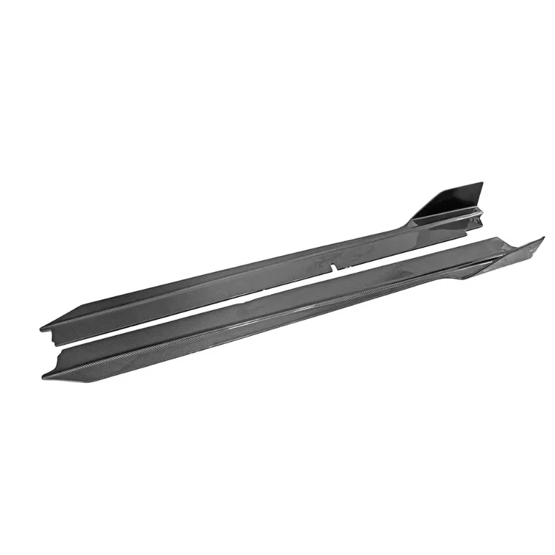 Factory Wholesale Dry Carbon Fiber Side Skirt Extensions for Lamborghini Huracan LP610 Exterior Aero Upgrade Body Parts