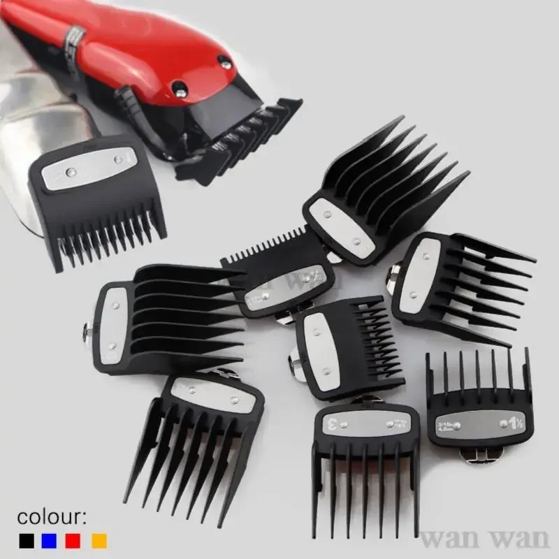 8Pcs/Set Limit Comb For Wahl Hair Cutting Machine Clipper Y0415 Barber Combs Professional Buckle Guards Hang Guide Shop Cutting