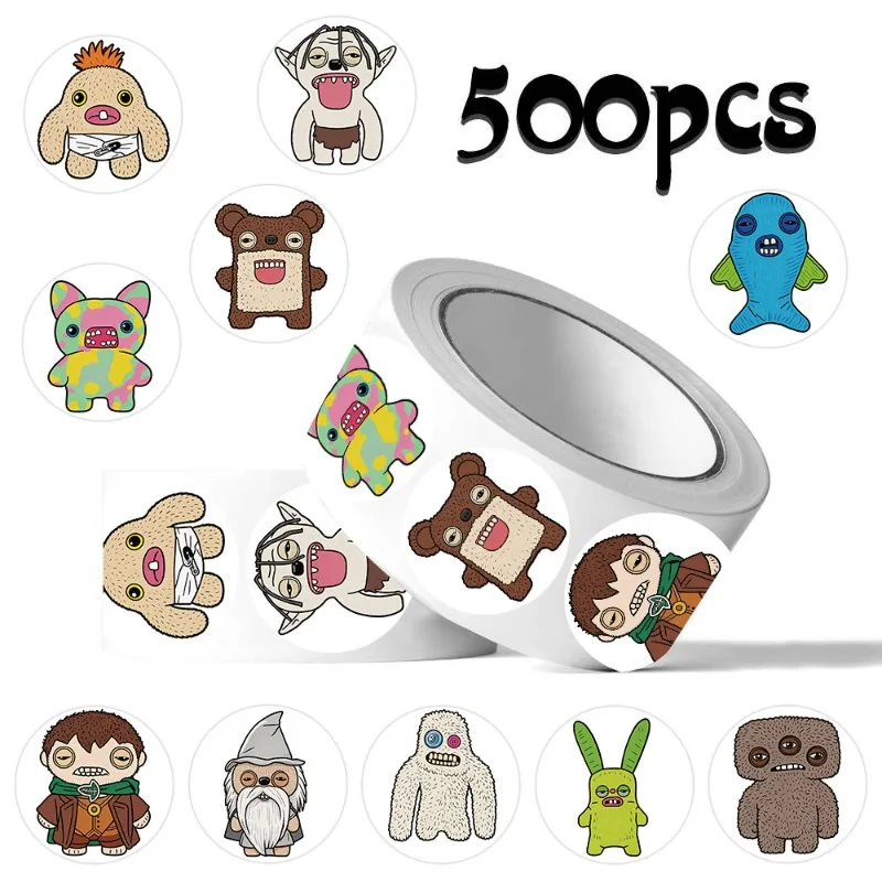 New Fuggler two-dimensional roll stickers animation peripheral handbook tape stationery desktop high-value decorative stickers view 3