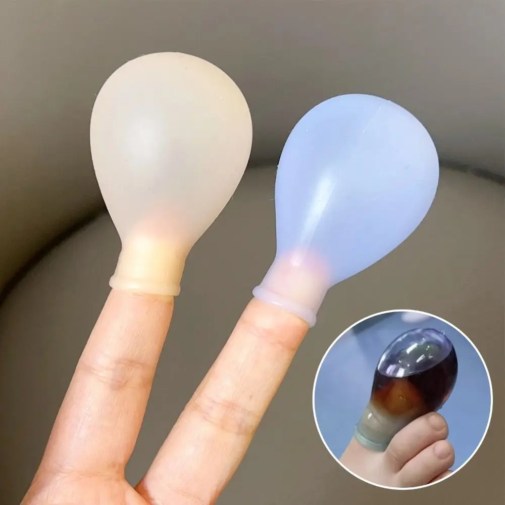 5Pcs Silicone Protective Finger Cover Waterproof Infection Proof Finger Caps Fingertip Cover For Showering Hand Foot Care Tools