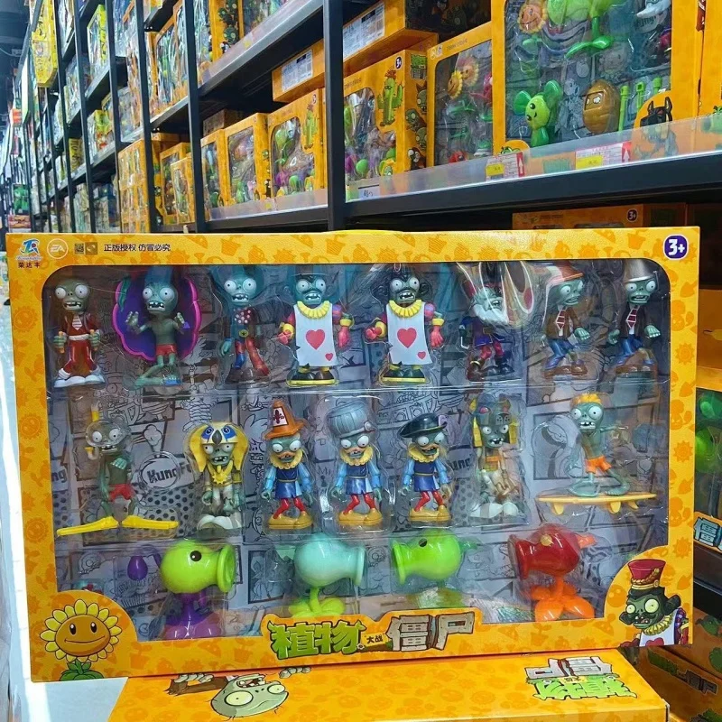새로운 식물 대. 좀비 15 스타일 좀비 4 스타일 Peashooter 만화 게임 장난감 선물 세트 어린이 장난감 선물 상자 세트 없음 생일