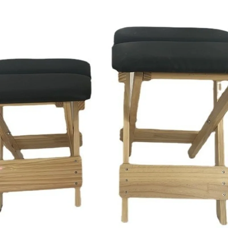 

Solid wood folding training Pilates folding Yunda exercise Zen stoo yoga stool