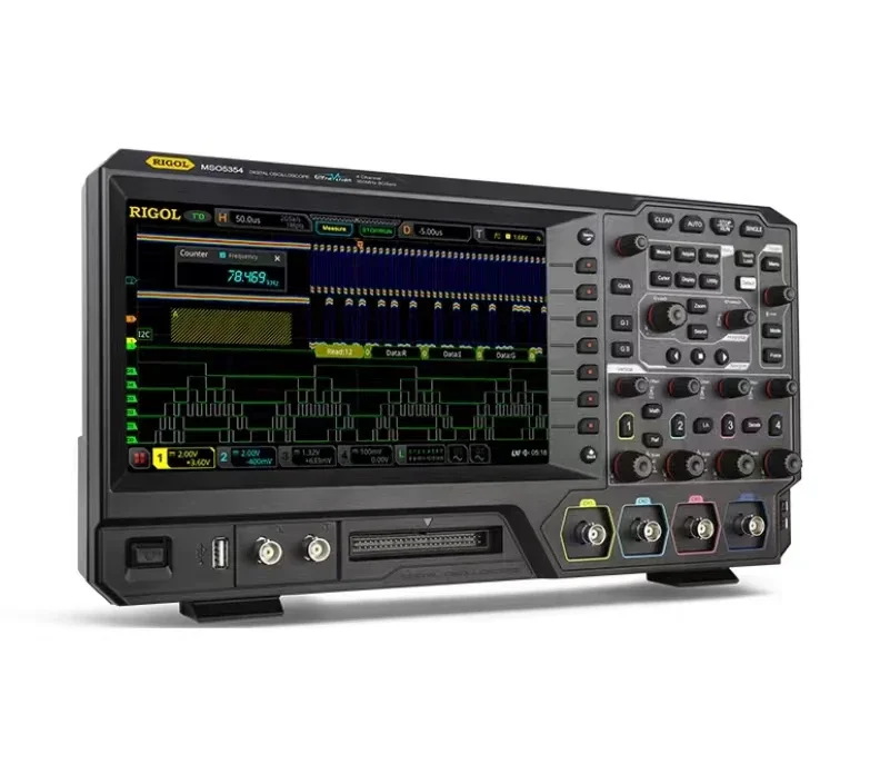 RIGOL General Source MSO5104/5204 Digital Oscilloscope 100M/200M Sampling 8G Touch Screen MSO5074