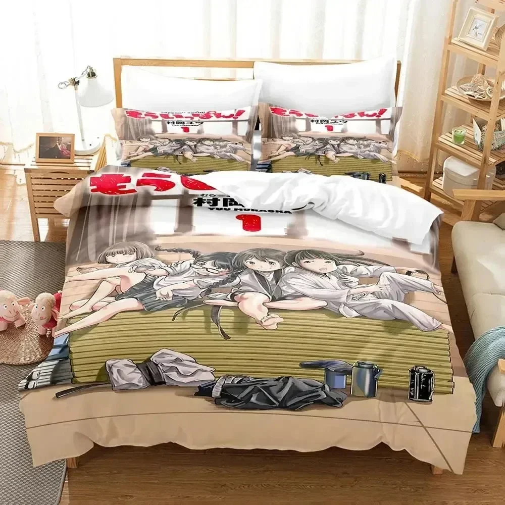 Anime Ippon Again Bedding Set Duvet Cover Bed Set Quilt Cover Pillowcase Comforter king Queen Size Boys Adult Bedding Set