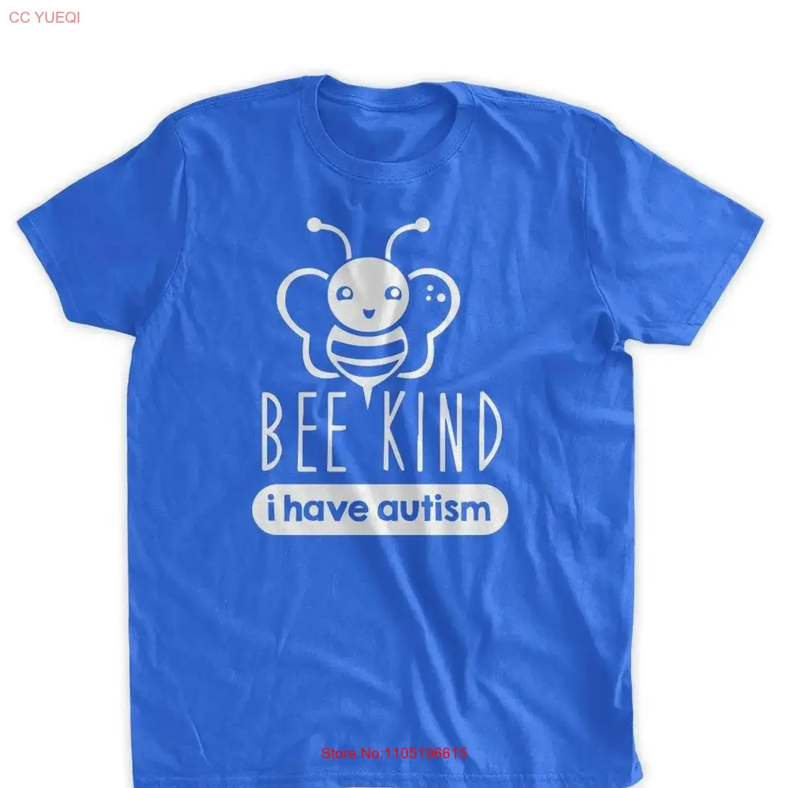 Abeja tipo tengo autismo camiseta concientización autista niños jóvenes familia hombres señoras mujeres vintage lavado gráfico Casual homme