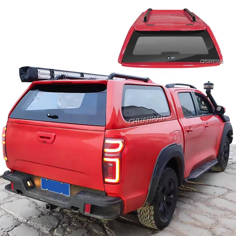 

Custom Pickup Fiberglass Hardtop Canopy Hilux 2023 for Great Wall Poer Wingle Maxus T60 T70 T90