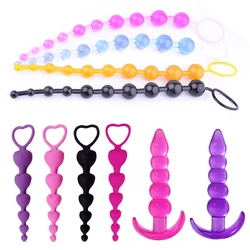 Plug Anal de Silicone para Masturbação, Brinquedos Sexuais para Mulheres, Dilatador Anal, Vibrador Vaginal, Brinquedos Gay, Sêxulos