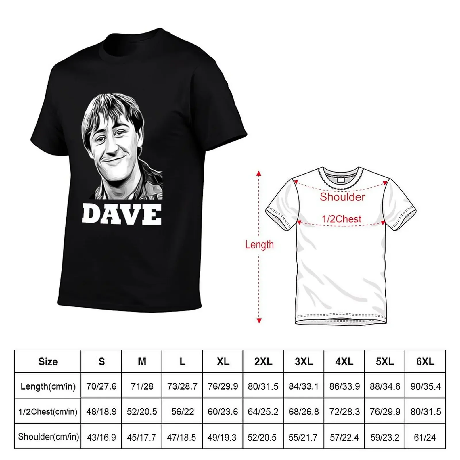 Dave - Rodney Trotter According to Trigger T-Shirt graphic tee shirt summer clothes mens champion t shirts