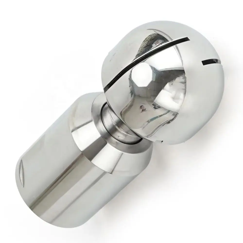 SS304 SS316L Stainless Steel Rotating Spray Ball Sanitary Tank Cleaning Head with 1/4