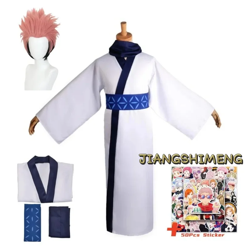 

Anime Jujutsu Kaisen Ryomen Sukuna Cosplay Costume Japanese Kimono Suit Christmas Halloween Carnival Party Dress Uniform