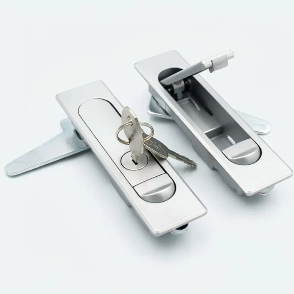 Zinc Alloy Industrial Cabinet Lock For Haitan MS730 Power Distribution Box Latch Fire Cabinet Door Handle Security