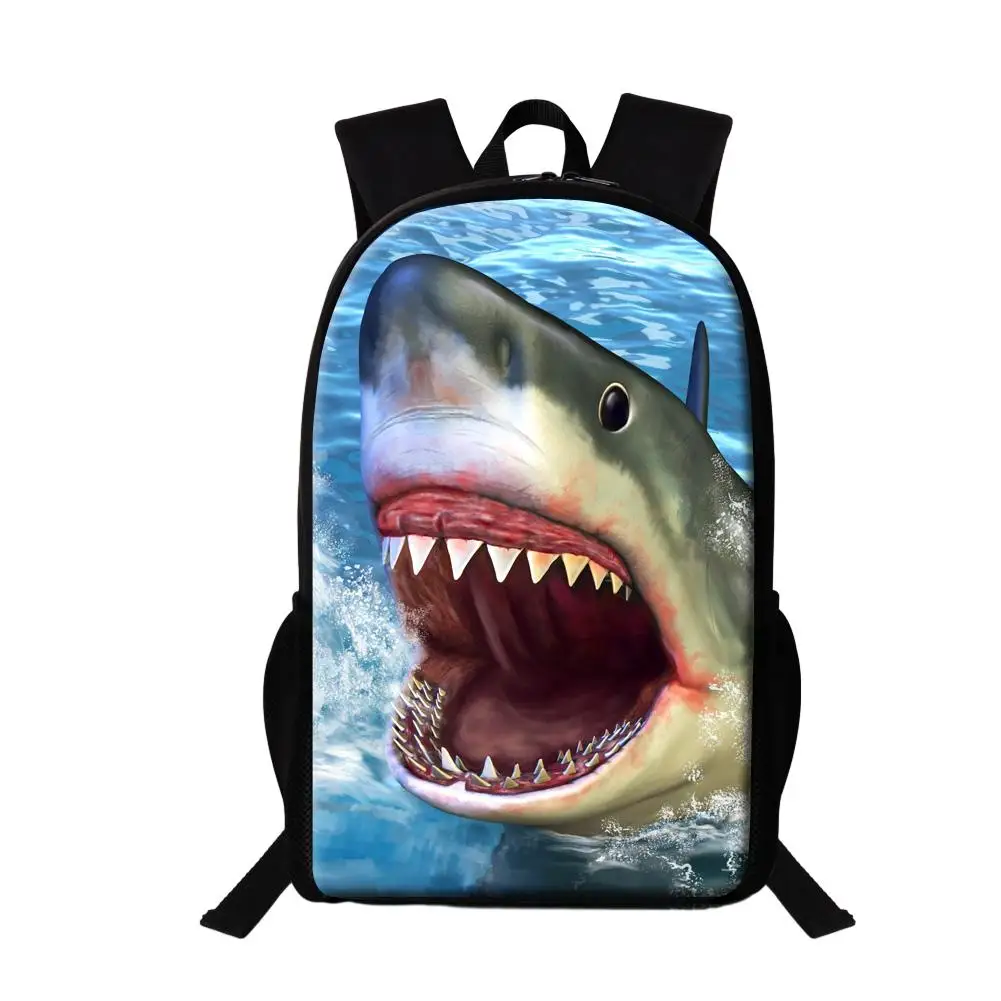 

Insect Snail Butterfly Shark Animals School Bags For Boys Children's Travel Shoulder Bag Child Backpack 16 Inch Bagpack For Girl