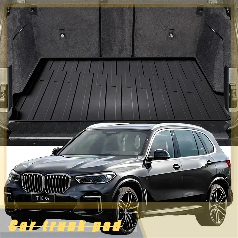 

Auto Rear Boot Cargo Liner Tray Trunk Mat Carpet for BMW X5 F70 F15 G05 G18 Cushion Pad Carpet Pad Anti-dirty Anti-water TPE