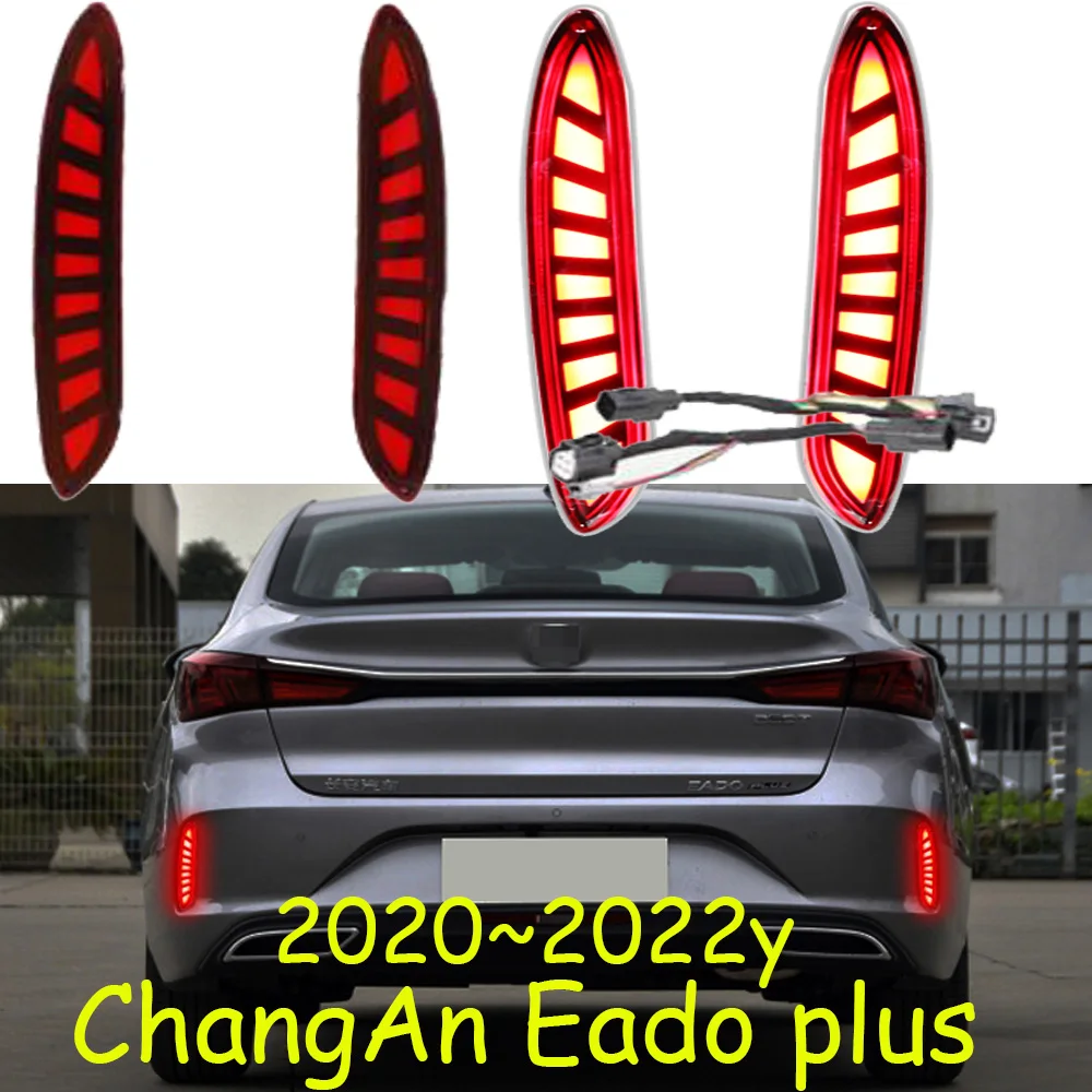 Car Bumper Tail Light For ChangAn Eado Plus Taillight 2020~2022y LED Chang An Tail Light Eado Taillamp Rear Lamp