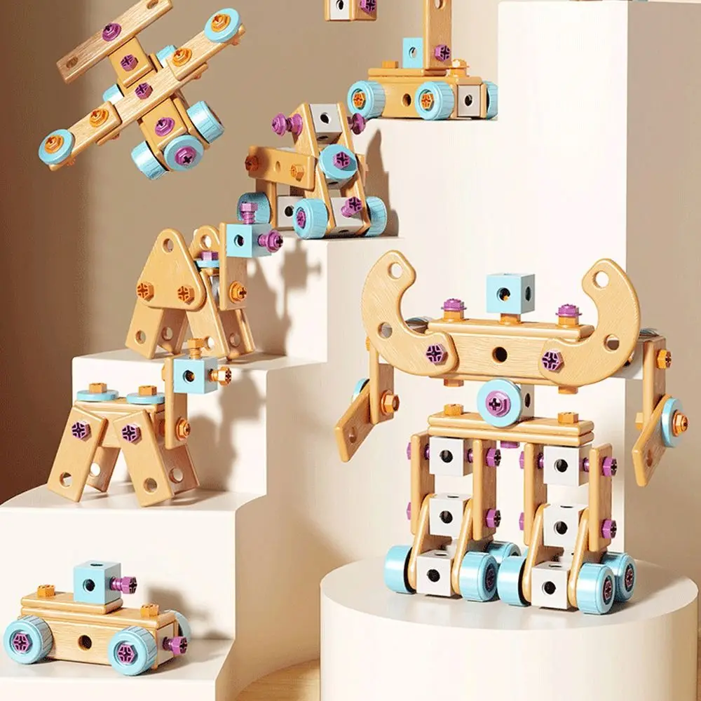 Boîte à outils de réparation pour enfants, bricolage, jouet avec tournevis et perceuse, assemblage de démontage manuel, Puzzle, 190 pièces