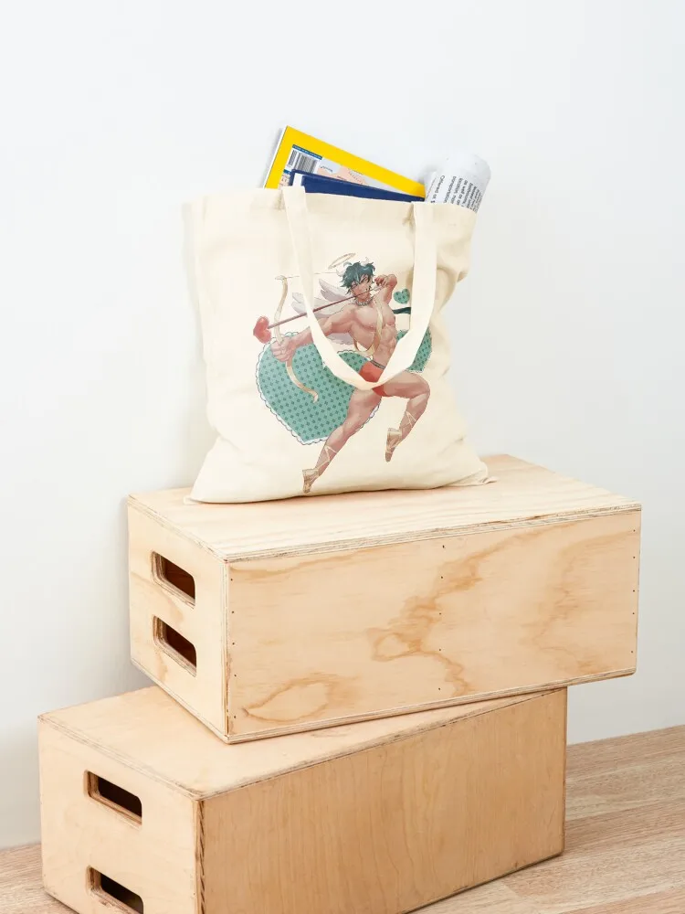 Valentine's Day with Thomie, Background Ver. Tote Bag reusable grocery bags Women's shopping bag Beach bag