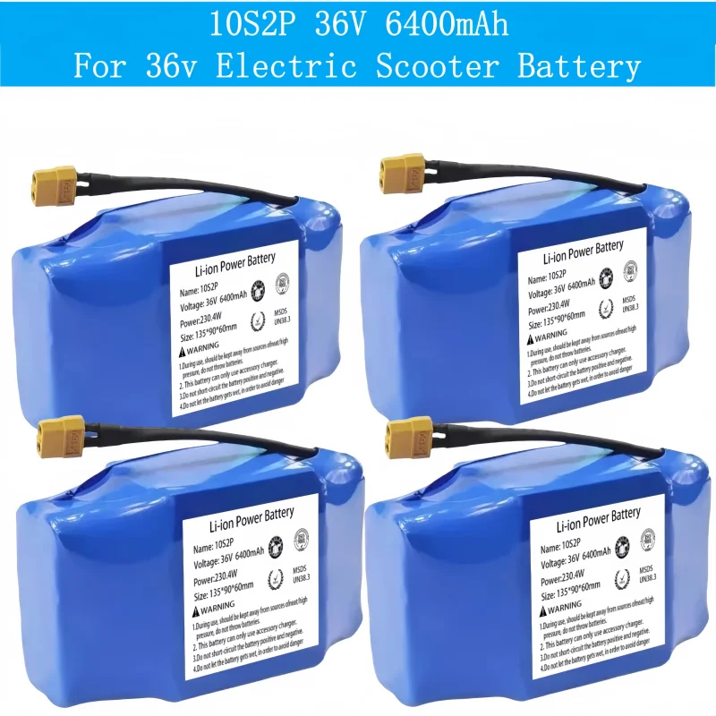 

Original 10S2P 36V 4.4Ah-7.0Ah Rechargeable Lithium Battery 18650 Electric Self Balancing Scooter Hoverboard Batteries