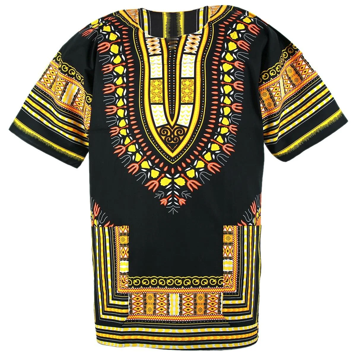 New men\'s 3D printed round neck shirt, African ethnic clothing, oversized short sleeved T-shirt, summer top