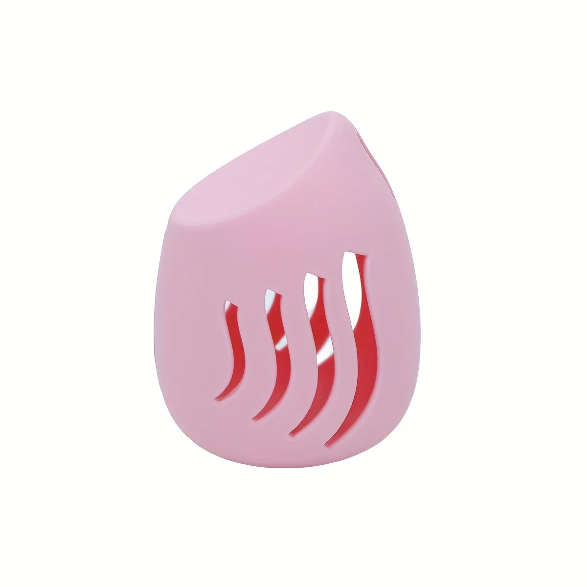 

Силиконовый держатель для губки для макияжа, дышащий чехол для хранения яиц с несколькими отверстиями, экологически чистый слойный органайзер, коробка для косметики