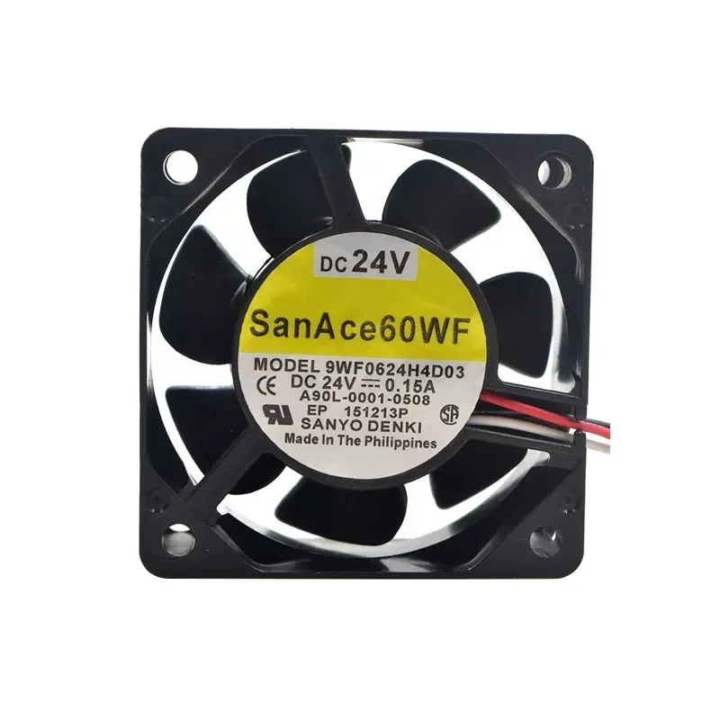 SanAce60WF 9WF0624H4D03 6025 24V 0.15A 6CM Fanuc Dedicated Cooling Fan for SanYang