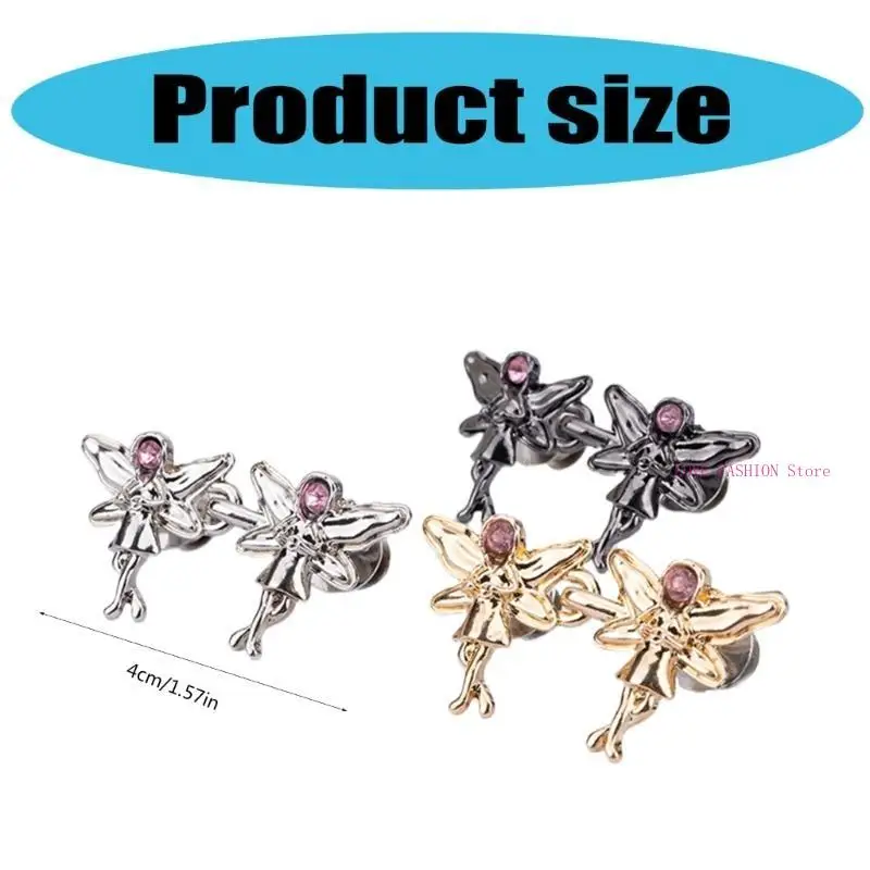 

3/6PCS Waist Tightening Clip Angel Waist Cincher Fastener for Jeans Pants Fitness Pin Waist Buckle Clothing Accessories Y166