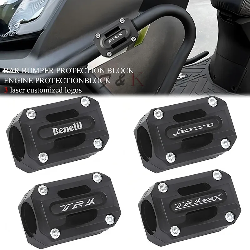 Motorcycle Engine Crash bar Protection Bumper Guard Block For Benelli TRK502 TRK502X TRK 702 251 800 502 TRK 502X LEONCINO 250