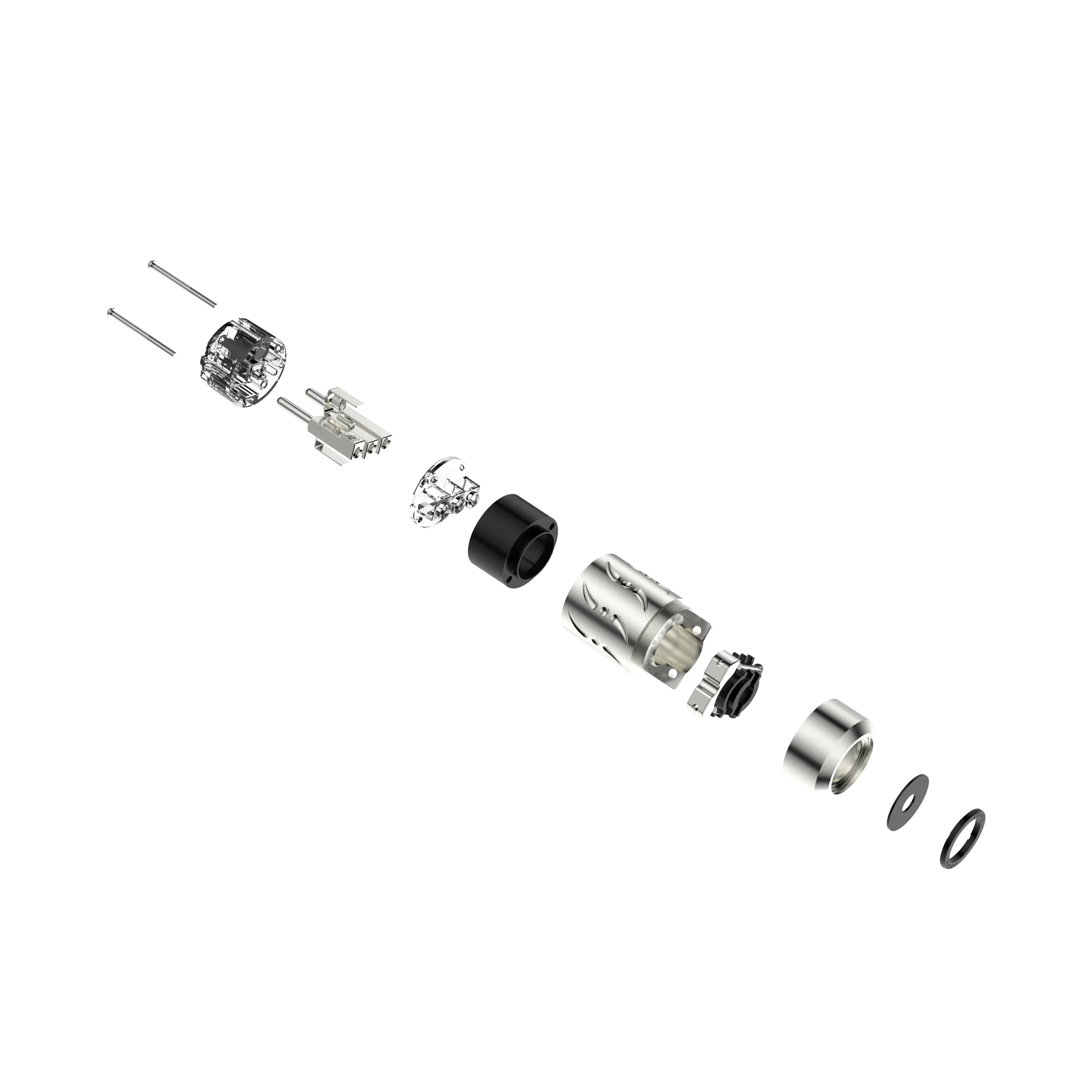 คู่ Viborg VE512S + VF512S อลูมิเนียมทองแดงบริสุทธิ์ Silver Plated Audio SCHUKO Power Connector ปลั๊ก IEC