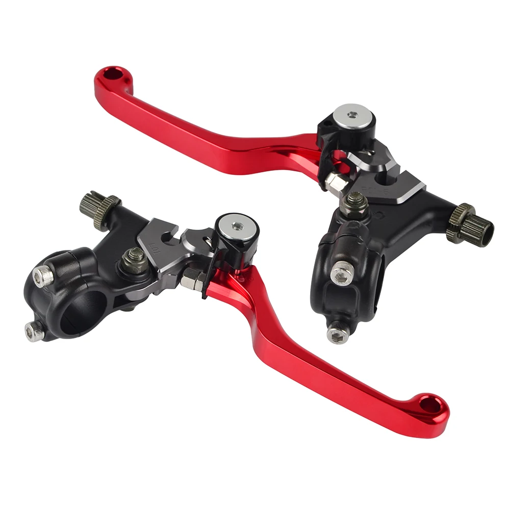 NICECNC Brems- und Kupplungshebel für Honda CRF450R, CRF250R, CRF300L, Kawasaki KDX250, KDX200, Suzuki DR250, DR200, Yamaha YZ250. – Detail 4