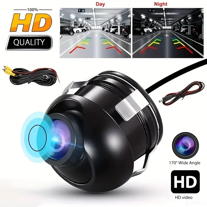 كاميرا احتياطية QueenDer HD - نظام عكسي الرؤية الخلفية للسيارات والشاحنات وسيارات الدفع الرباعي #5