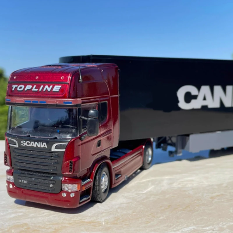 السائبة لا صندوق 1:50 مقياس الثقيلة شاحنة جرار سبيكة محاكاة نموذج مجموعة ثابتة زينت عطلة لعبة هدية تذكارية #3