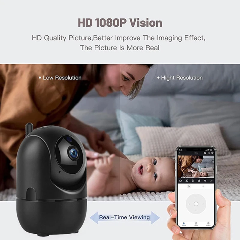 1080P Wireless Camera 355° Camera Mini Pet Video Surveillance Camera With Wifi Baby Monitor Smart Home