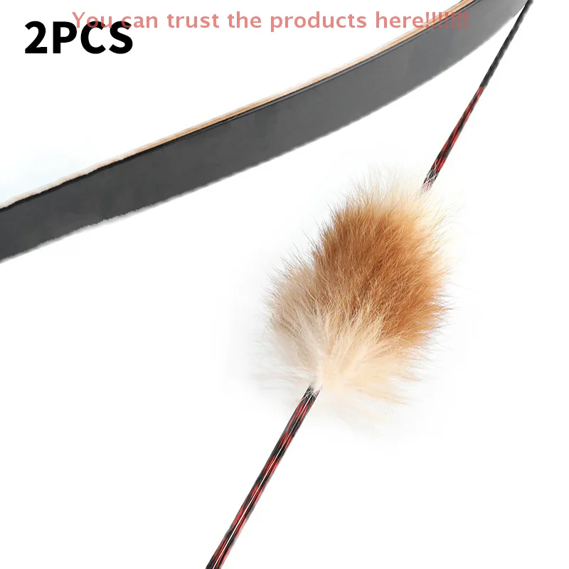 

2Pcs Bow String Silencer Rabbit Hair Stabilizer Damper High Archery Hunting Vibration Dampener Accessories