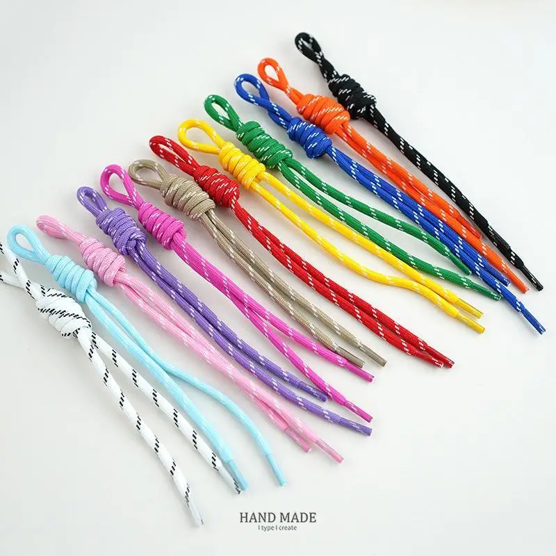 Handgeflochtenes Handgelenk-Lanyard-Band, bunt gestreift, Anti-Verlust-Handseil für Handyhülle, Schlüsselanhänger, DIY-Anhänger, Dekorationszubehörteile – Detail 1