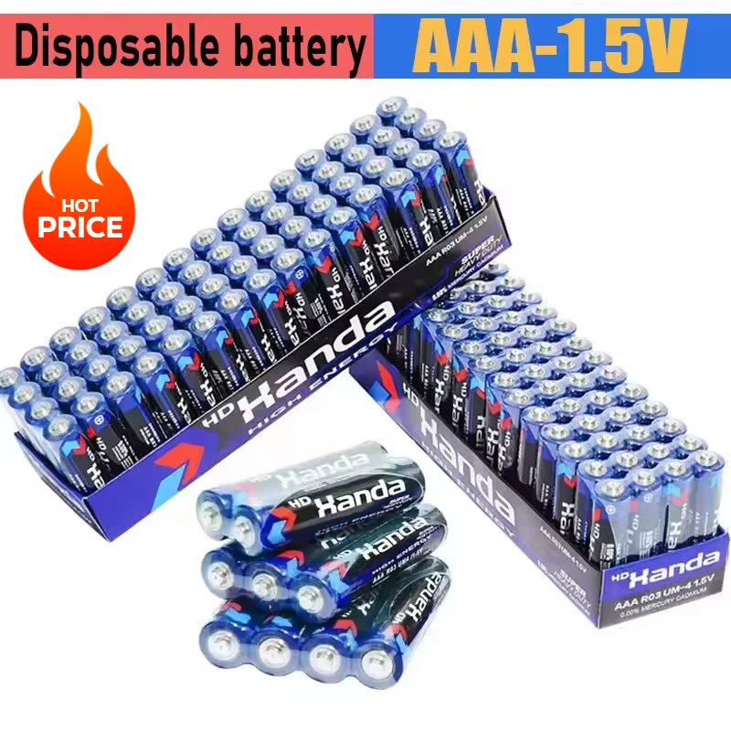 60 pz AAA 1.5 V Usa E Getta No.7 Carbonio Zinco Manganese Batteria A Secca Adatta per Bilancia Grafico A Parete Orologio Elettronico Giocattolo
