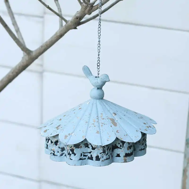 Vintage Iron Mosquito Coil Holder with Lid Safe Outdoor Incense Tray for Balcony or Camping Rustic Yard Decorative Coil Burner