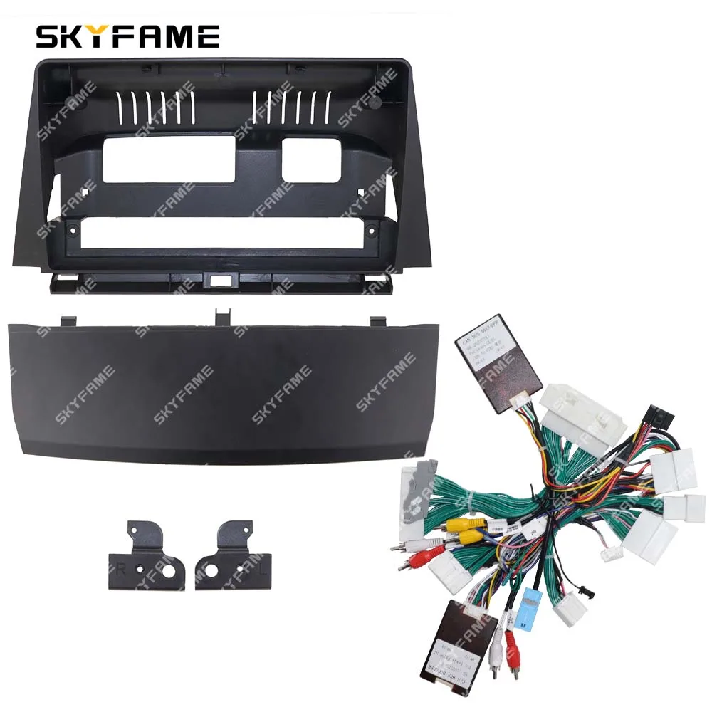 SKYFAME Car Frame Fascia Adapter Canbus Box Decoder Android Radio Dash Fitting Panel Kit For Lexus NX200