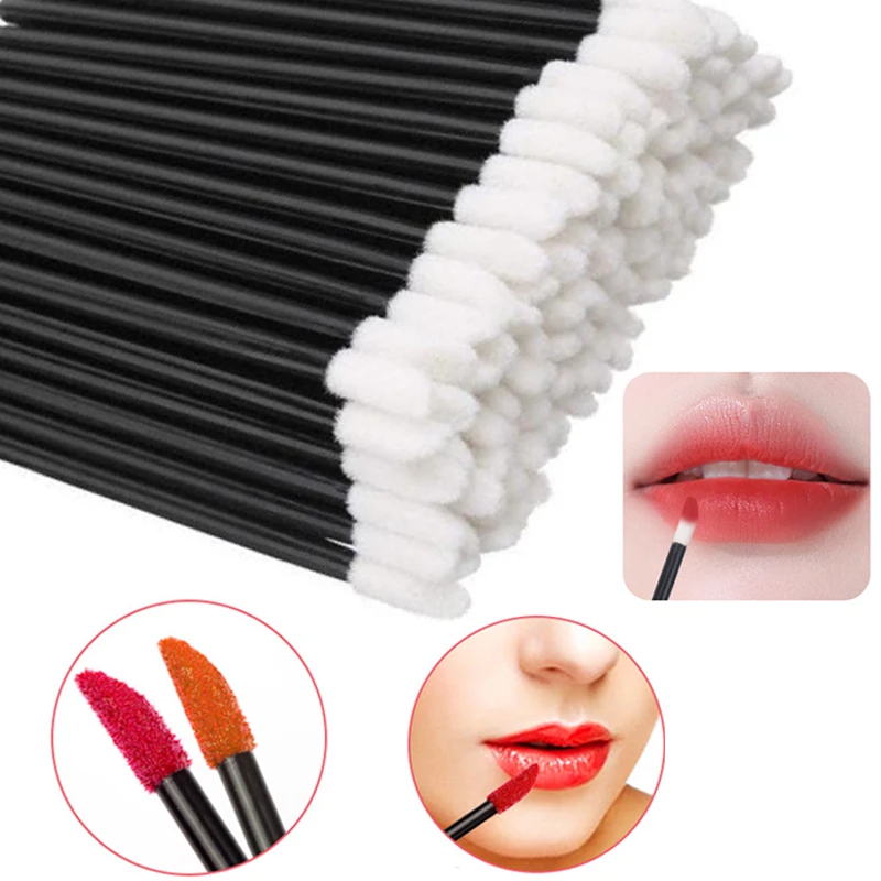 500PCS Eyelashes Brushes Wholesaler Disposable Lip Brush Set For Eyelash Extension Mascara Eyebrow Wands Applicator Makeup Tool