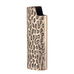 Texture Pattern Large Metal Lighter Cover BIC Bic Shell J6 Machine Set
