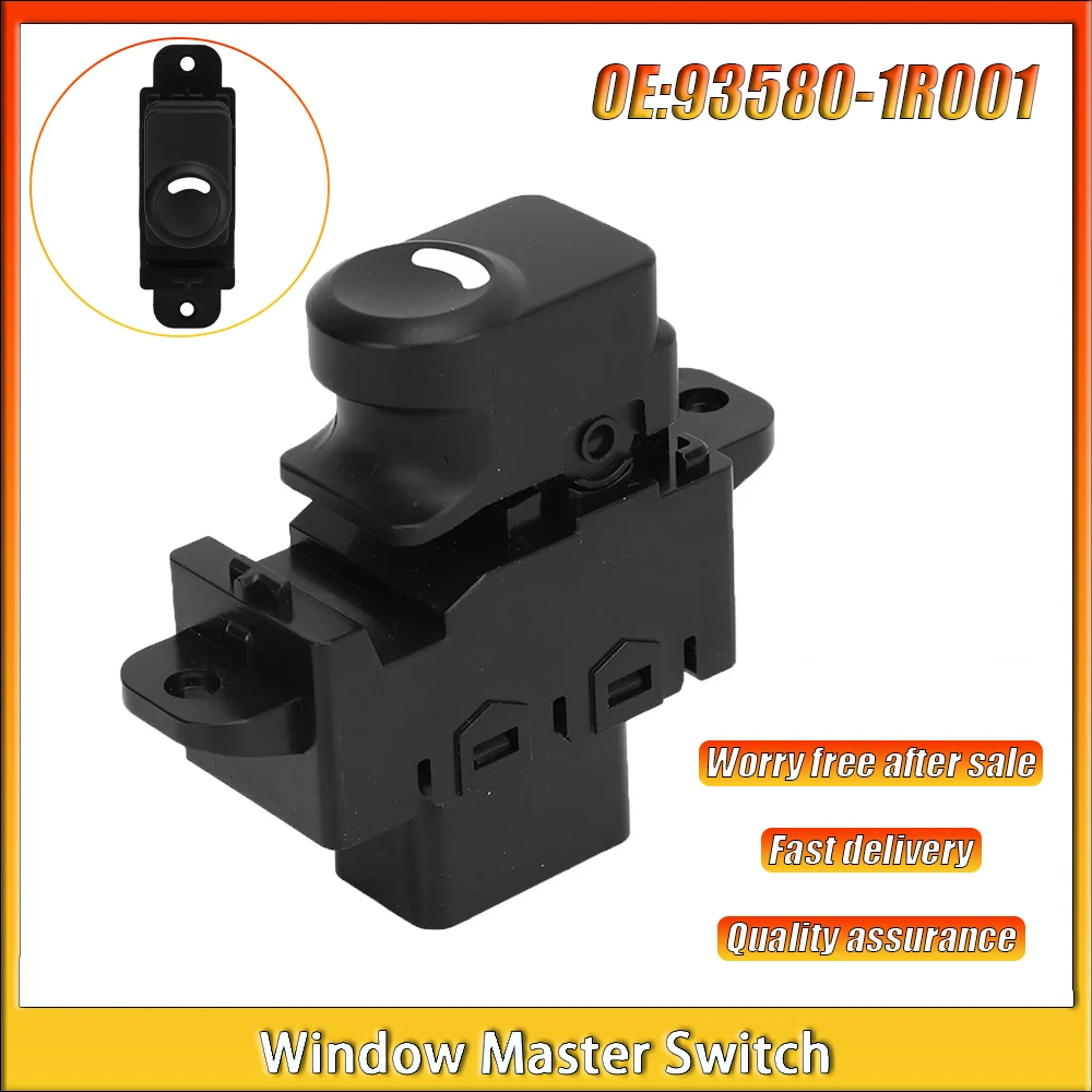 

For Hyundai Accent 2013-2017 Window Master Switch Power Window Switch High Sensitivity 93581 1R001 Auto Interior Accessories