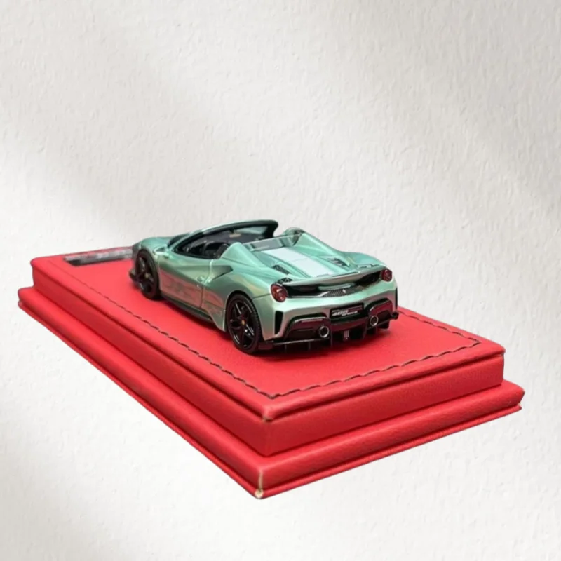 RW Diecast 1/64 مقياس فيراري الراتنج نموذج سيارة فيراري 488pista اللعب مع الصندوق الأصلي لعبة سيارات #3