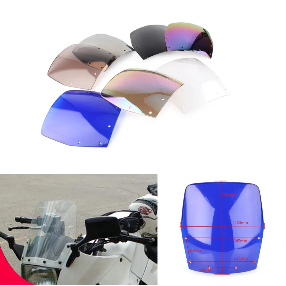 Motorcycle Accessories Windscreen Windshield Screen Deflector Protector For Kawasaki Ninja EX250 EX 250 1988 1989 1990-2007