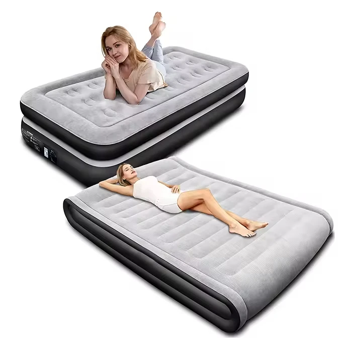 

Deluxe King Size Inflatable Mattress Portable Outdoor Camping & Bedroom Sleeping Bed