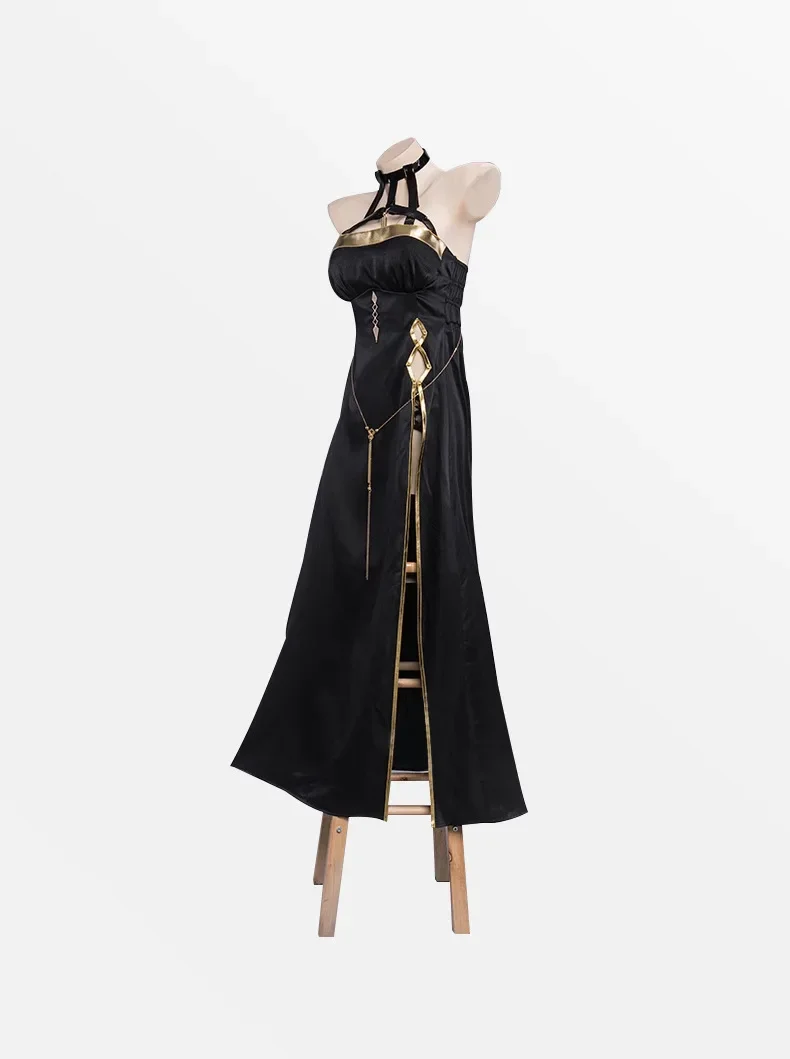 2025Anime Cosplay Costume pour femme, éventuelles Y × FAMILY, Anya Forger,robe de soirée noire adulte,jupe longue, carnaval sexy
